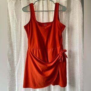 Women’s Orange Wrap Swimsuit